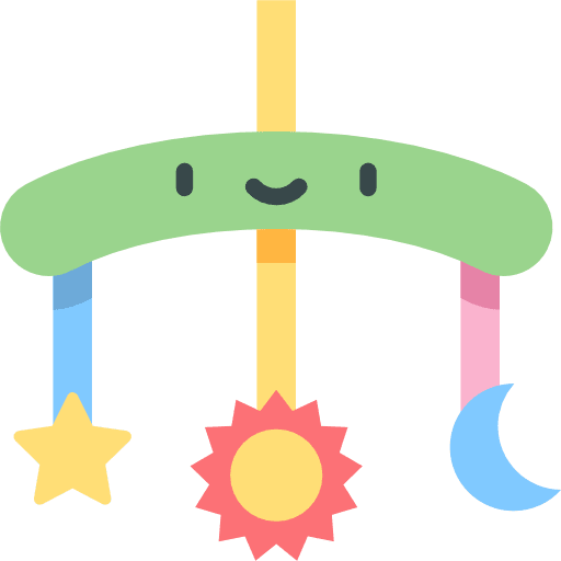 Baby mobile sleep toy starlight icon
