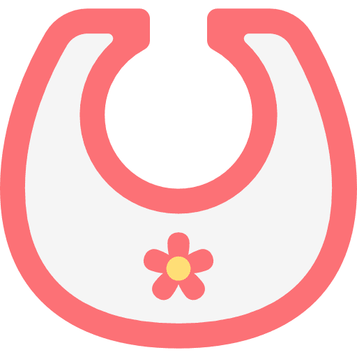 Bib fashion baby clothing baby clothes icon