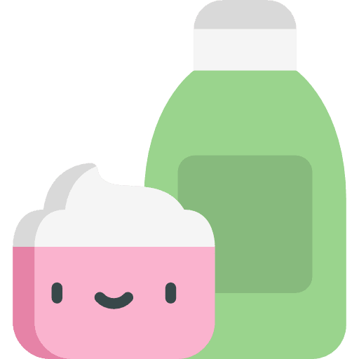 Cream cream protection skin care icon