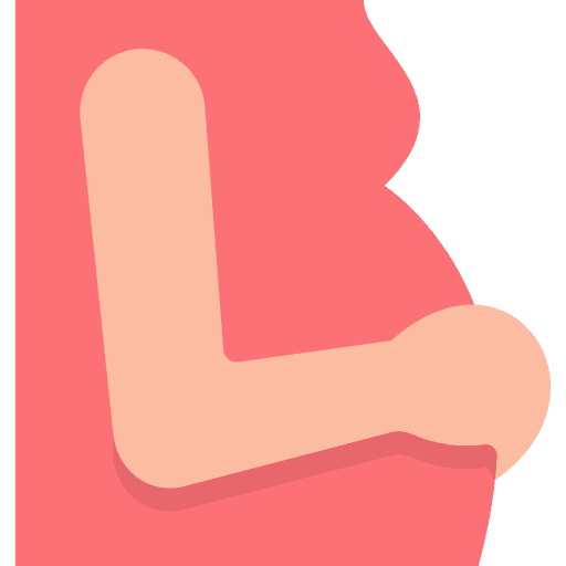 Pregnant people person woman icon