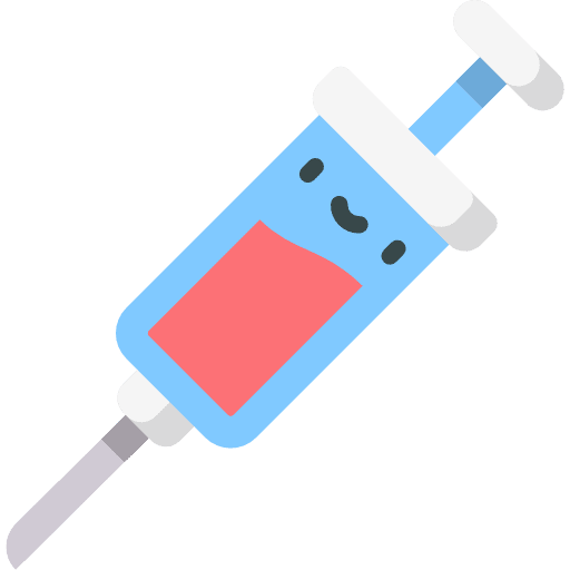 Vaccine syringe health care healthcare and medical icon