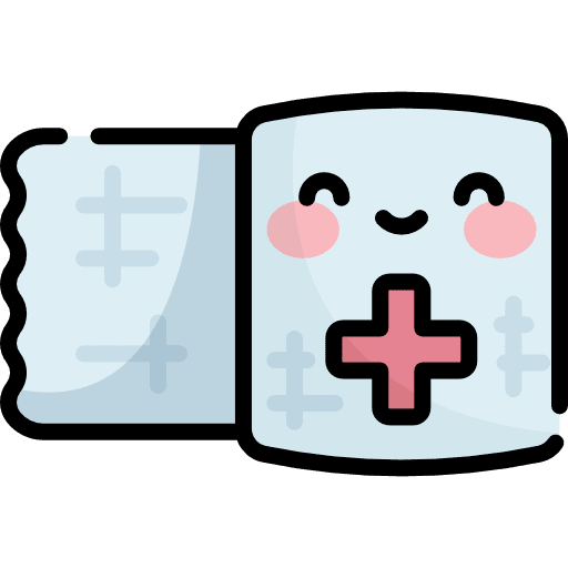 Bandage medical bandage gauze outline icon