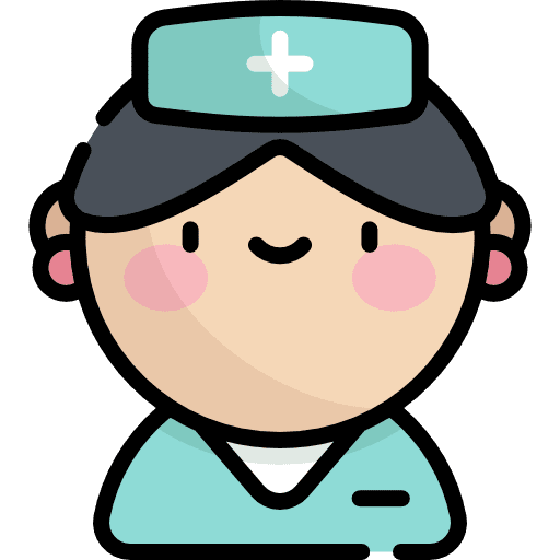 Nurse avatar people job icon