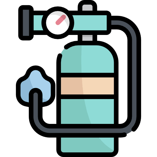 Oxygen oxygen tank hospital health care icon