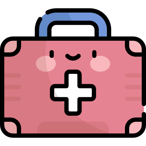 Emergency kit healthcare and medical medicine first aid kit icon