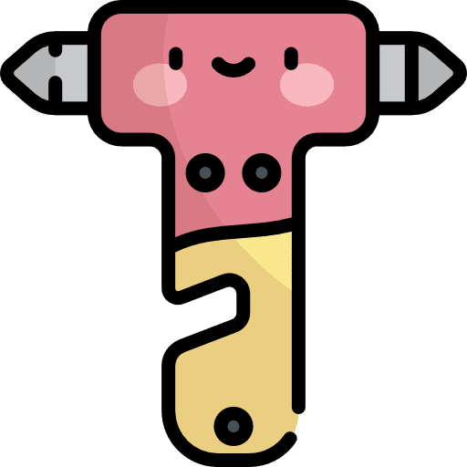 Hammer hospital medical tool icon