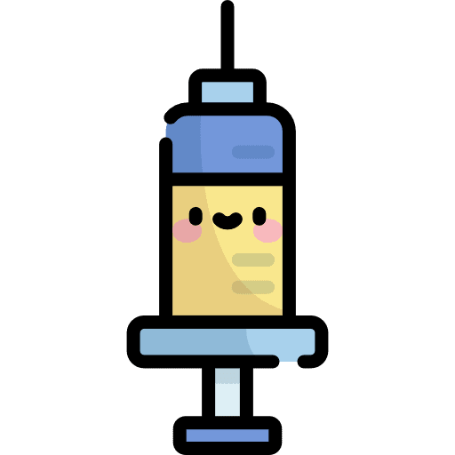 Syringe vaccination vaccine insulin icon