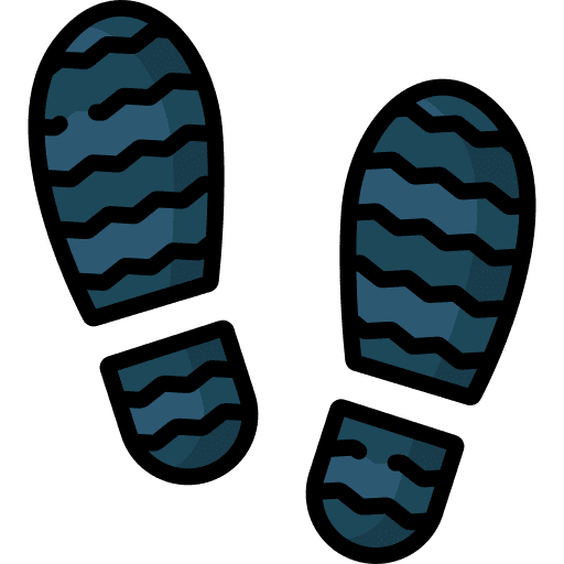 Footstep footsteps foot steps icon