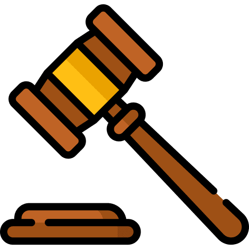 Hammer auction miscellaneous hammer icon