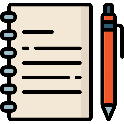 Notebook business notebook files and folders icon