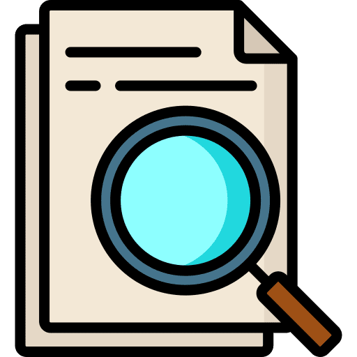 Search interface document file icon