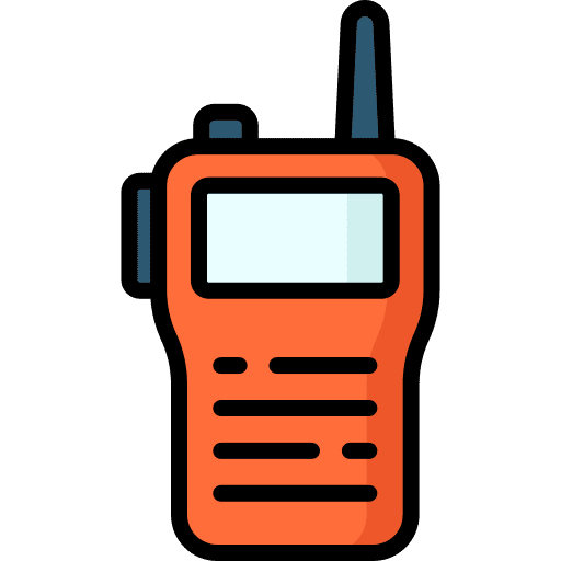 Walkie talkie communications frequency walkie talkie icon