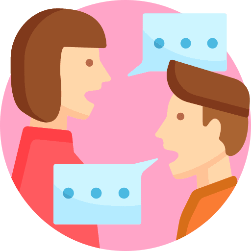 Chat counseling speech bubble talk icon