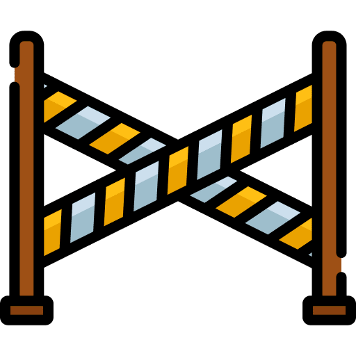 Police line police line security crime scene icon