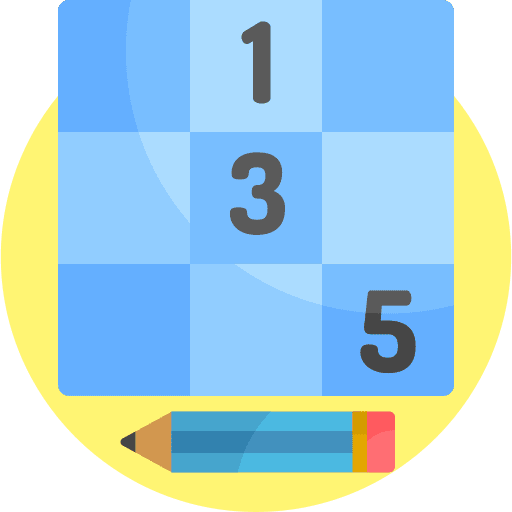 Pastime numbers leisure sudoku icon