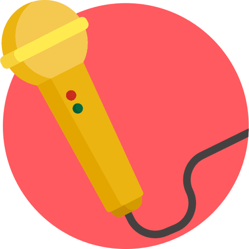 Singing furniture and household sing tool icon