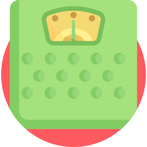 Weight sports and competition wellness weighing scale tool icon