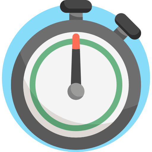 Stopwatch chronometer time and date time icon