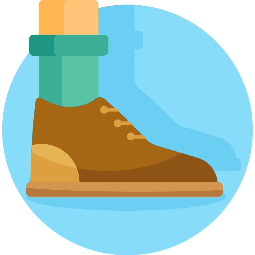 Trainers sports and competition shoe sneaker icon