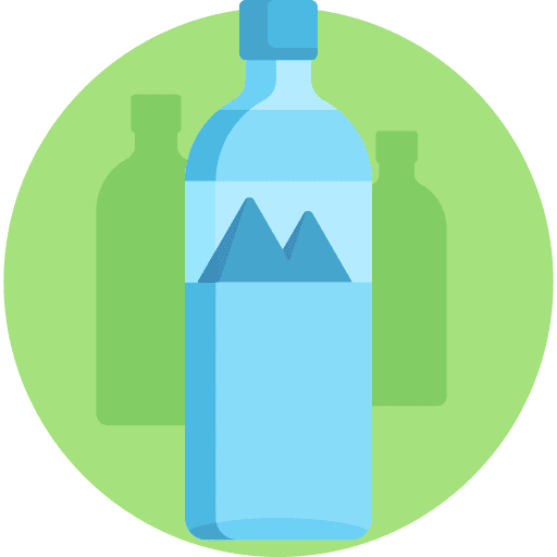 Water food food and restaurant hydratation icon