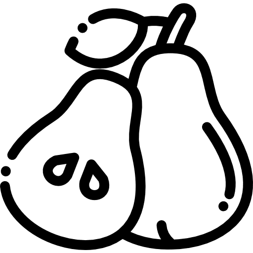 Pear food pear food and restaurant icon