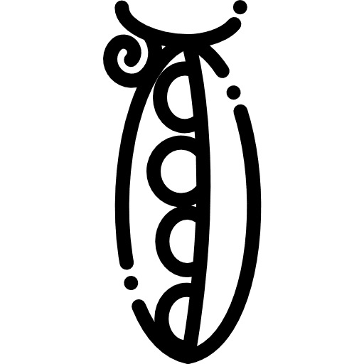 Peas vegetable vegetarian vegan icon