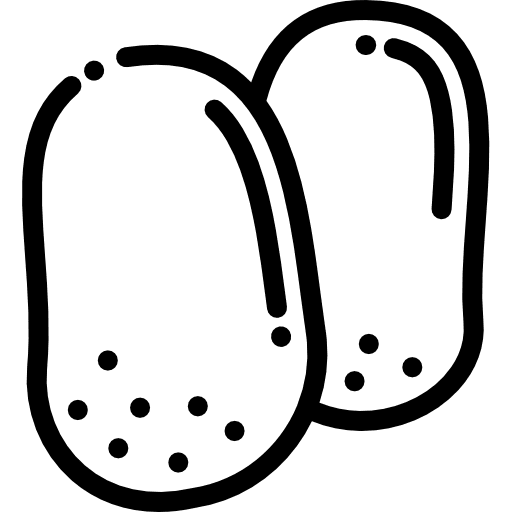 Potato food organic vegan icon