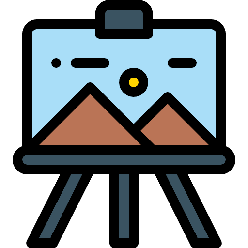 Canvas art art and design picture icon