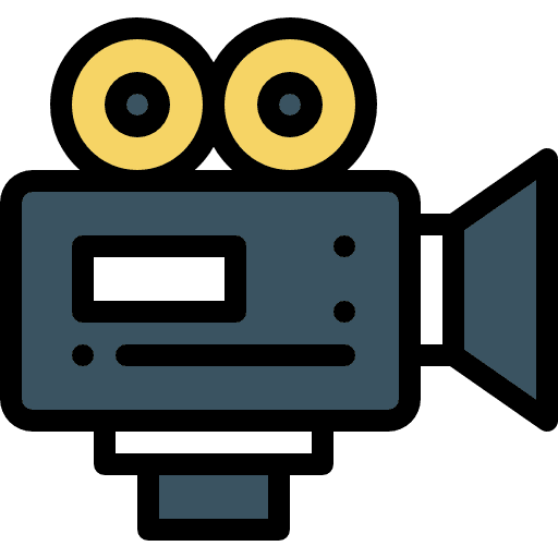 Video camera electronics entertainment film icon