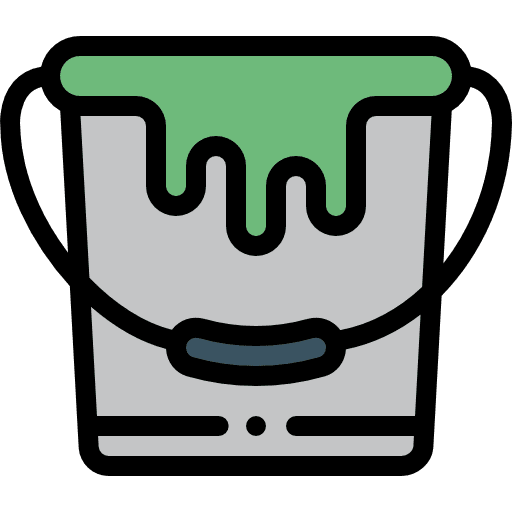 Paint bucket painting art edit tools icon