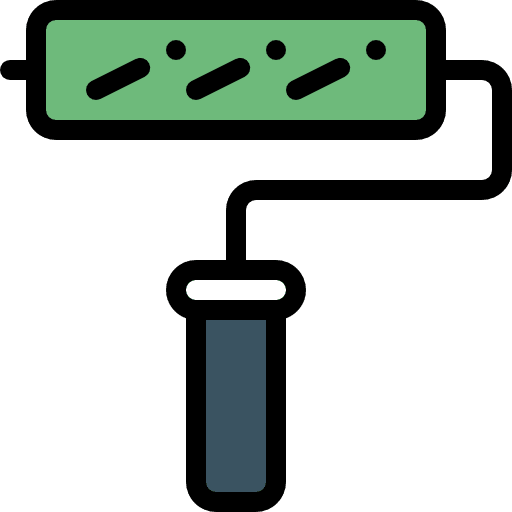 Paint roller roller painter paint roller icon