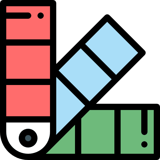 Pantone paint palette color palette icon