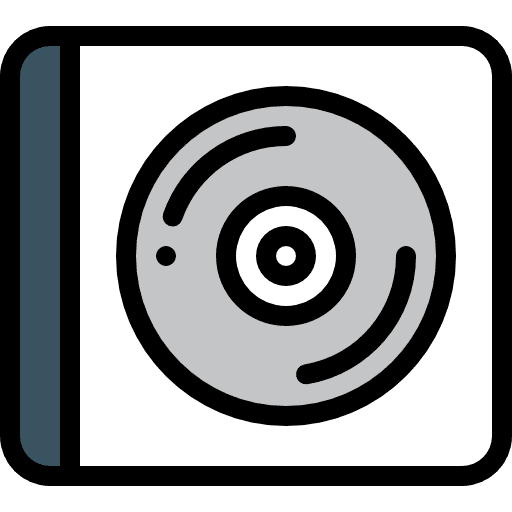 Cd cd album compact disc icon