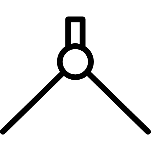 Compass tools and utensils school materials compass icon