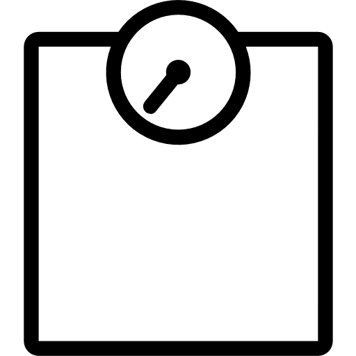 Weight scale weight fitness icon