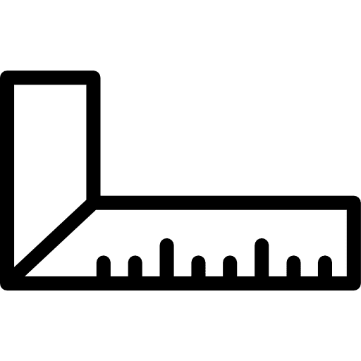 Ruler tools fitness ruler icon