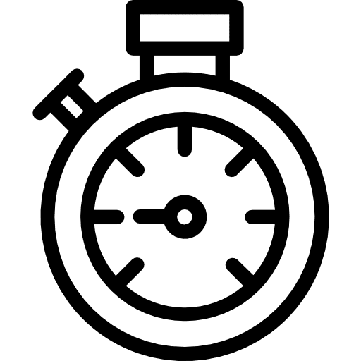 Stopwatch time interface chrono icon