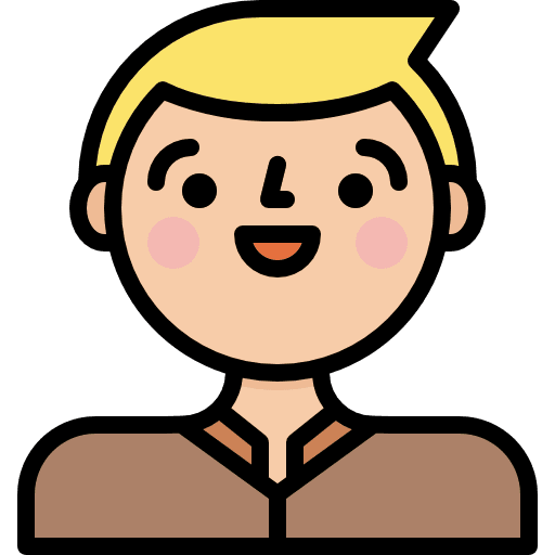 Man boy social avatar icon