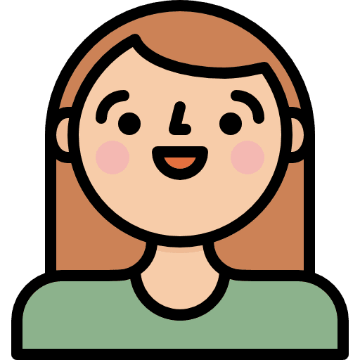 Woman girl social profile icon