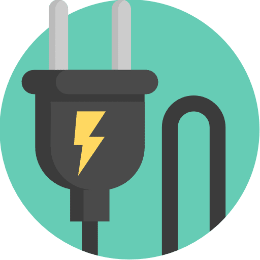 Plug energy technology electrical icon