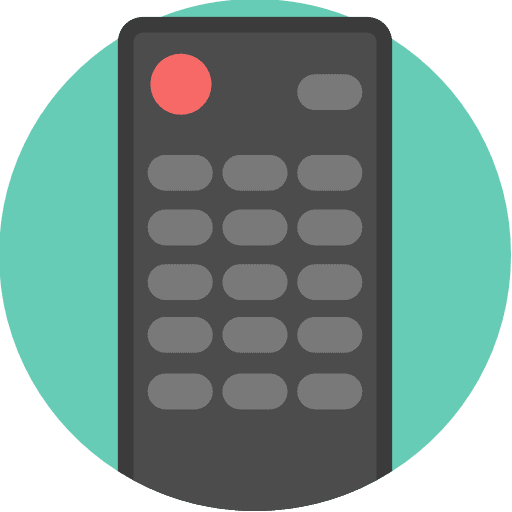 Controller multimedia option controller tv icon