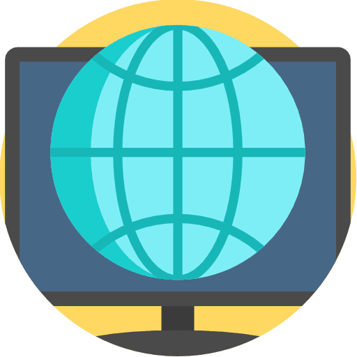 Planet entertainment planet space icon