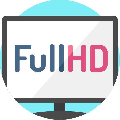 Television monitor television hd icon