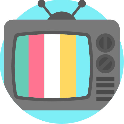 Television screen antique monitor icon