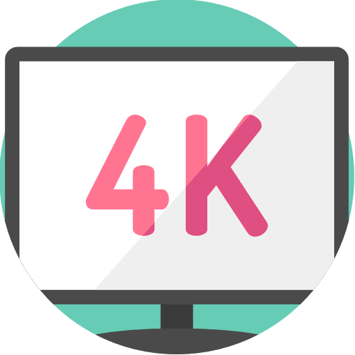 4k monitor electronics transmission icon