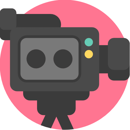Camera television video camera electronics icon