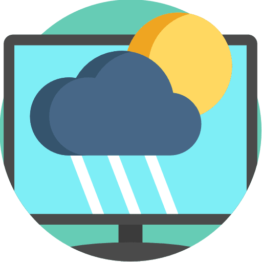 Weather television transmission tv icon