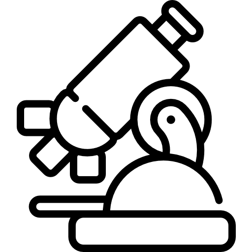 Microscope miscellaneous laboratory science icon