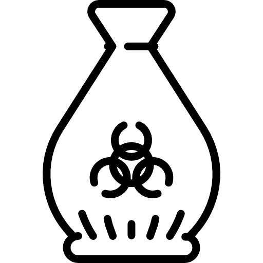 Nuclear radioactivity waste nuclear icon