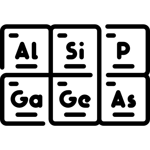 Periodic table healthcare and medical elements laboratory icon